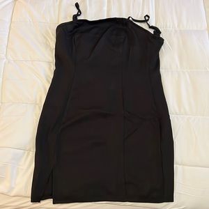 Black tight dress
